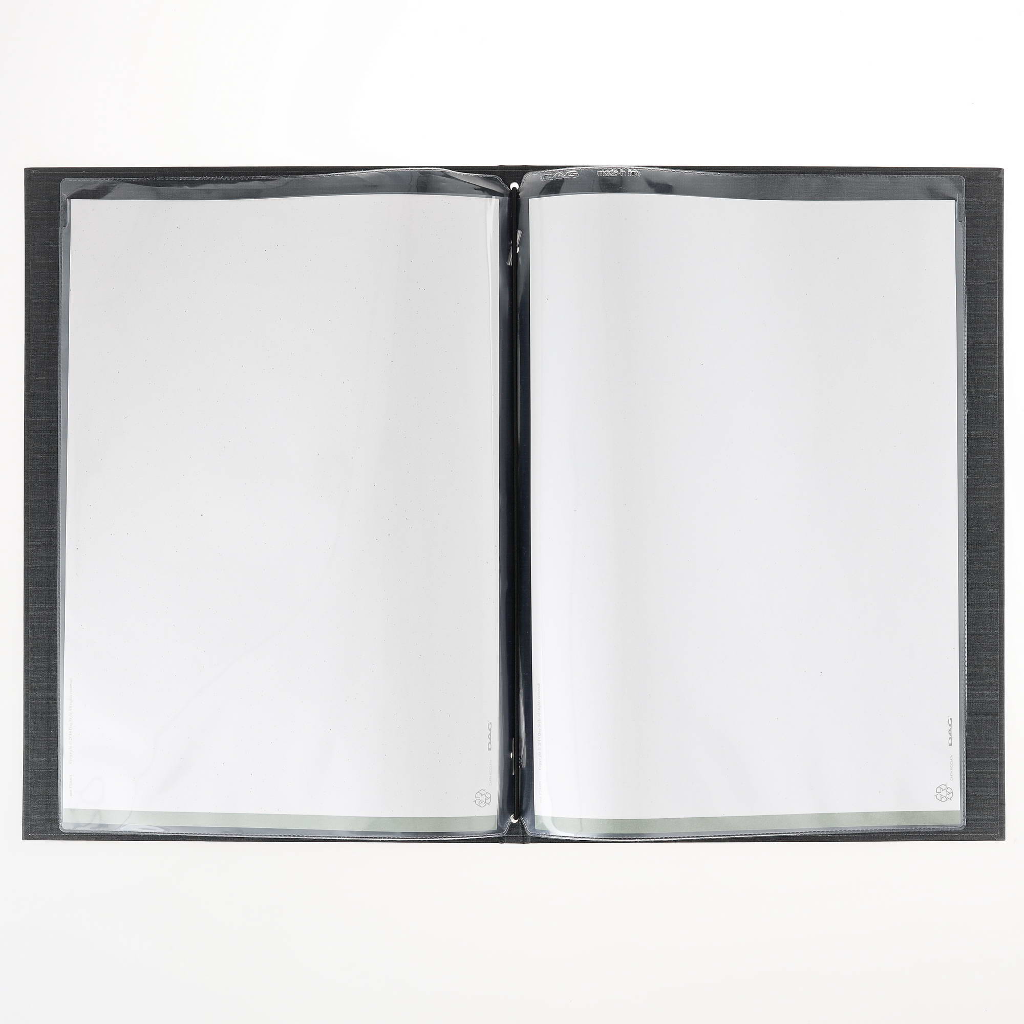 Porta menu italy grigio a4 solo elastico - immagine 2