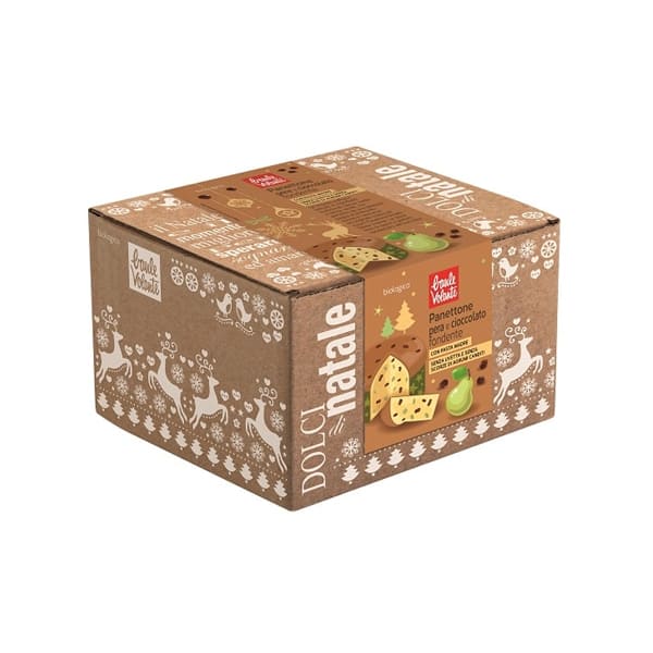 Panettone ai Frutti Rossi con Cioccolato Bianco – 750 g | Baule Volante