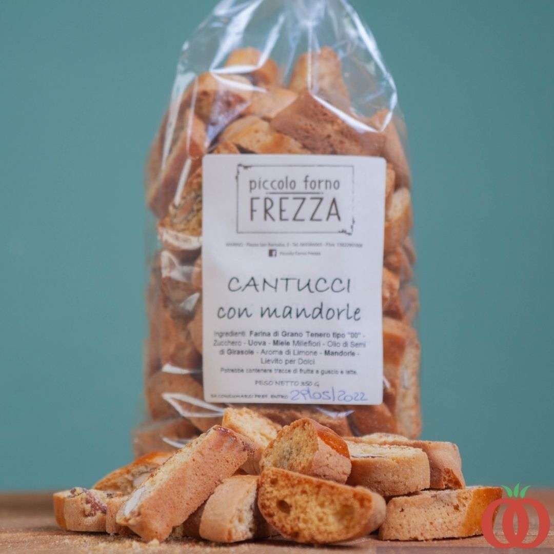 Cantucci con mandorle 3 confezioni “Piccolo Forno Frezza”